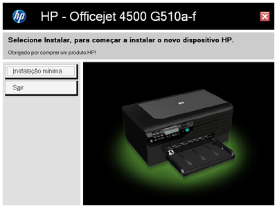 ... (Full) da HP Officejet 4500 quando possuir Win 7 Starter Edition