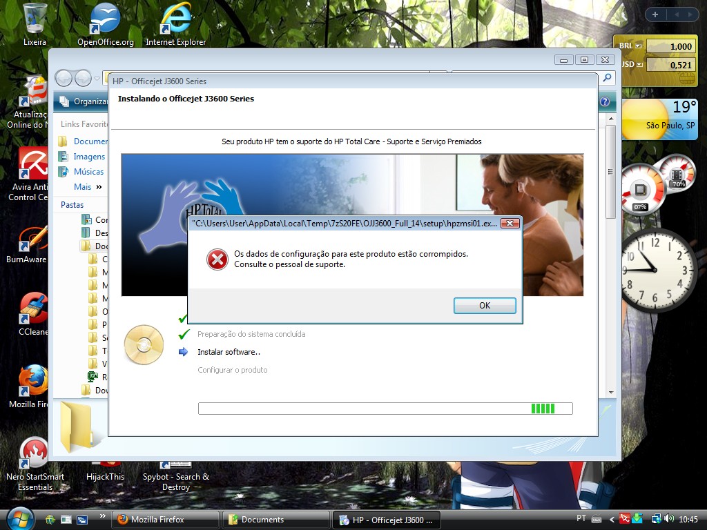 Fórum HP - não consigo instalar o programa da hp officejet j3 ...