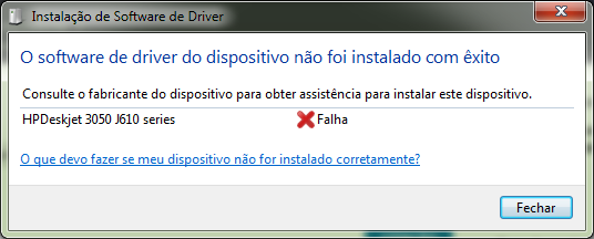 O scanner está funcionando, más a impressora não vai, já baixei os novos drivers, instalei e desinsintalei o software da HP umas 20 vezes.