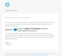 (6) E-mail para redefinir senha