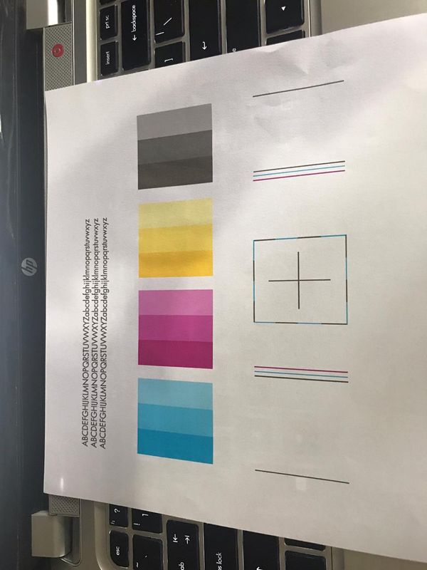 Papel fotográfico - teste do HP Print
