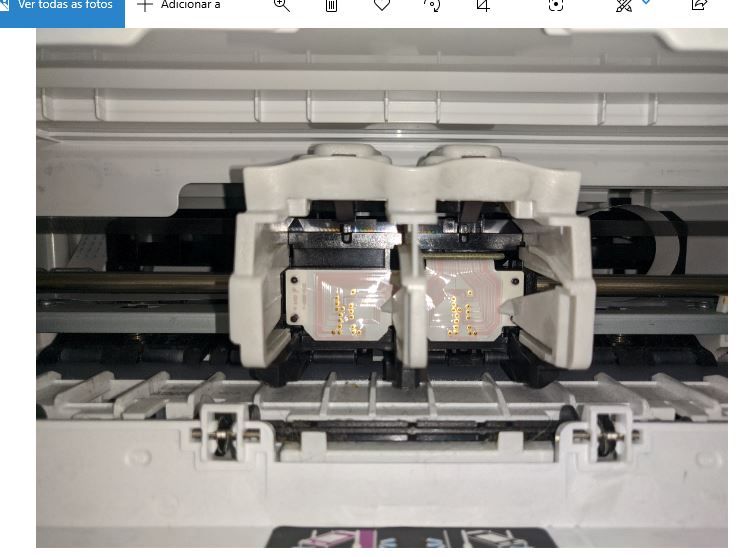 módulo de cartucho da impressora